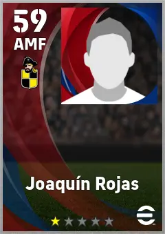 Joaquin Rojas eFootball 2026 player card, 59 OVR AMF