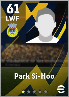 Park Si-Hoo eFootball 2026 player card, 61 OVR LWF