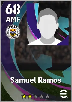Samuel Ramos eFootball 2026 player card, 68 OVR AMF