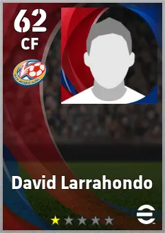 David Larrahondo eFootball 2026 player card, 62 OVR CF