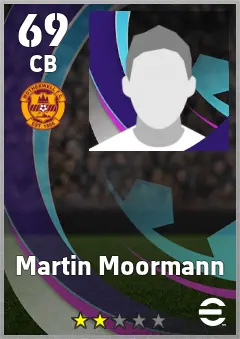 Martin Moormann eFootball 2026 player card, 69 OVR CB