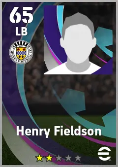 Henry Fieldson eFootball 2026 player card, 65 OVR LB