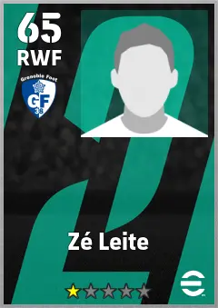 Ze Leite eFootball 2026 player card, 65 OVR RWF
