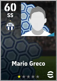 Mario Greco eFootball 2026 player card, 60 OVR SS