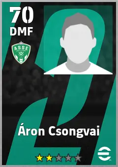 Aron Csongvai eFootball 2026 player card, 70 OVR DMF