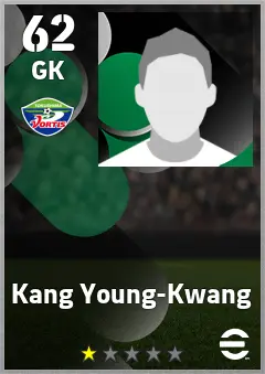 Kang Young-Kwang eFootball 2026 player card, 62 OVR GK