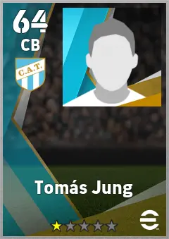 Tomas Jung eFootball 2026 player card, 64 OVR CB