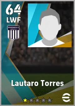 Lautaro Torres eFootball 2026 player card, 64 OVR LWF