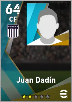 Juan Dadin eFootball 2026 player card, 64 OVR CF