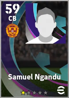 Samuel Ngandu eFootball 2026 player card, 59 OVR CB