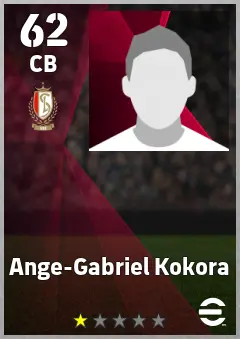 Ange-Gabriel Kokora eFootball 2026 player card, 62 OVR CB