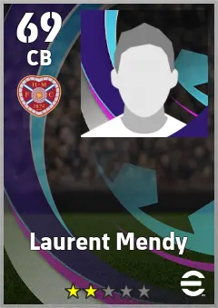 Laurent Mendy eFootball 2026 player card, 69 OVR CB