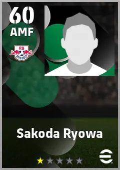 Sakoda Ryowa eFootball 2026 player card, 60 OVR AMF