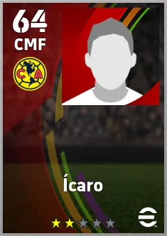 Icaro eFootball 2026 player card, 64 OVR CMF