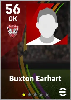 Buxton Earhart eFootball 2026 player card — 56 OVR GK