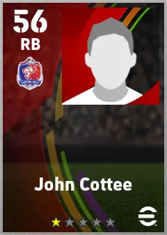 John Cottee eFootball 2026 player card — 56 OVR RB
