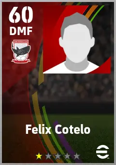 Felix Cotelo eFootball 2026 player card — 60 OVR DMF