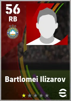 Bartlomei Ilizarov eFootball 2026 player card — 56 OVR RB
