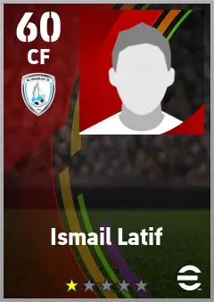 Ismail Latif eFootball 2026 player card — 60 OVR CF