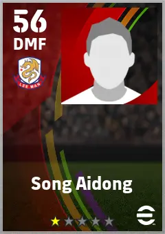 Song Aidong eFootball 2026 player card — 56 OVR DMF