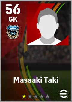 Masaaki Taki eFootball 2026 player card — 56 OVR GK