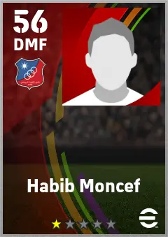 Habib Moncef eFootball 2026 player card — 56 OVR DMF