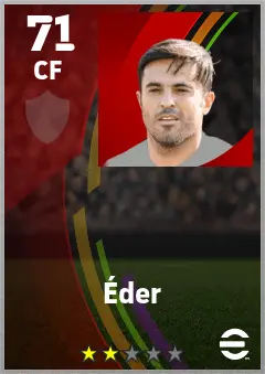 Eder eFootball 2026 player card — 71 OVR CF
