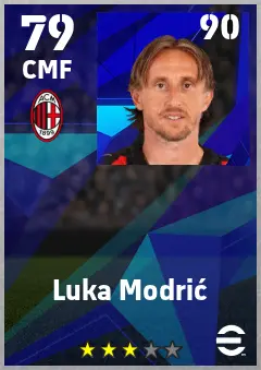 Luka Modric eFootball 2026 player card — 79 OVR CMF