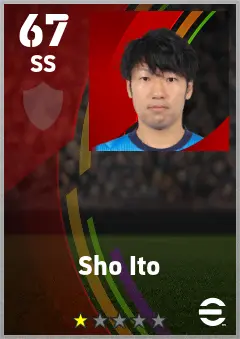 Sho Ito eFootball 2026 player card — 67 OVR SS