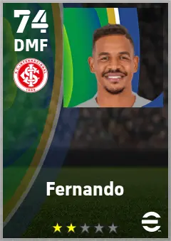 Fernando eFootball 2026 player card — 74 OVR DMF