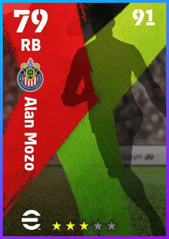 Alan Mozo eFootball 2026 player card — 79 OVR RB
