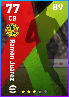 Ramon Juarez eFootball 2026 player card — 77 OVR CB