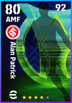 Alan Patrick eFootball 2026 player card — 80 OVR AMF