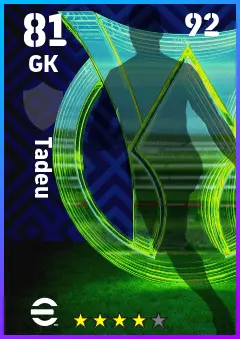 Tadeu eFootball 2026 player card — 81 OVR GK