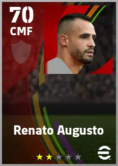Renato Augusto eFootball 2026 player card — 70 OVR CMF