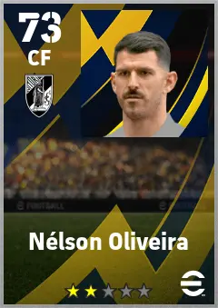 Nelson Oliveira eFootball 2026 player card — 73 OVR CF