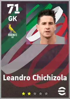 Leandro Chichizola eFootball 2026 player card — 71 OVR GK