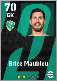 Brice Maubleu eFootball 2026 player card — 70 OVR GK