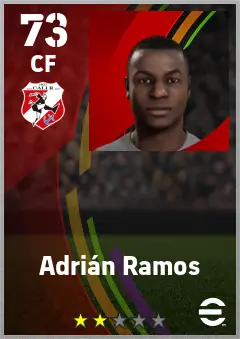 Adrian Ramos eFootball 2026 player card — 73 OVR CF