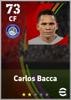 Carlos Bacca eFootball 2026 player card — 73 OVR CF