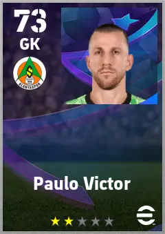 Paulo Victor eFootball 2026 player card — 73 OVR GK