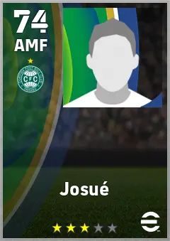 Josue eFootball 2026 player card — 74 OVR AMF