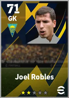 Joel Robles eFootball 2026 player card — 71 OVR GK