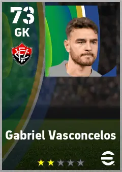 Gabriel Vasconcelos eFootball 2026 player card — 73 OVR GK