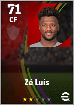 Ze Luis eFootball 2026 player card — 71 OVR CF