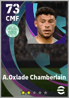 A.Oxlade Chamberlain eFootball 2026 player card — 73 OVR CMF
