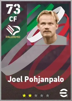 Joel Pohjanpalo eFootball 2026 player card — 73 OVR CF