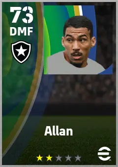 Allan eFootball 2026 player card — 73 OVR DMF