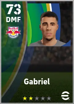 Gabriel eFootball 2026 player card — 73 OVR DMF