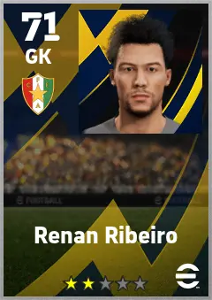 Renan Ribeiro eFootball 2026 player card — 71 OVR GK